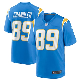 mens nike wes chandler powder blue los angeles chargers reti